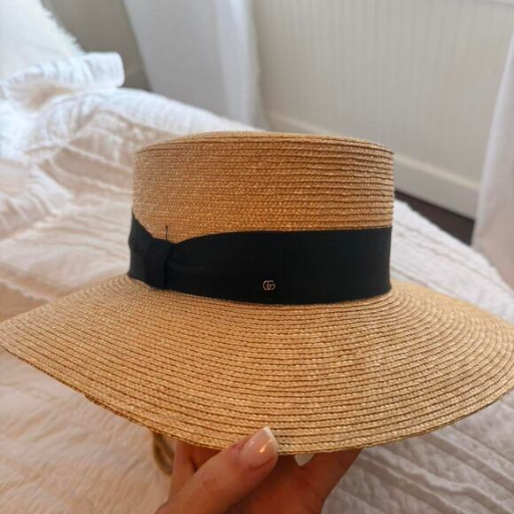 Gucci straw hat with grosgrain main image 6